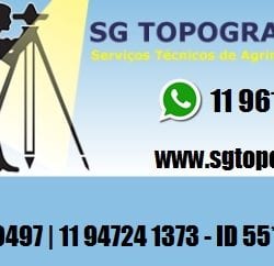 sg topografia levantamento topografico banner