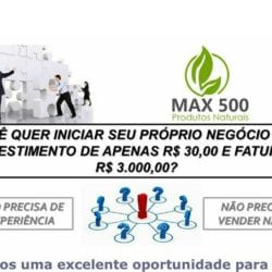 Max 500 Sua Oportunidade De Renda Extra Inteligente