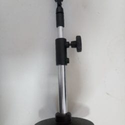 Mini Pedestal P/ Microfone reto base ferro fundido