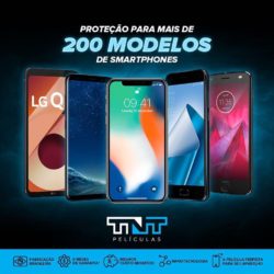 TNT Películas Nano Gel para vários tipos de celulares
