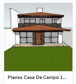 Plantas de casas – Planos Casa De Campo em PDF