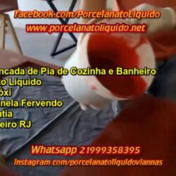 Mesas e Bancadas de pia de cozinha banheiro adesivada com resina epóxi porcelanato liquido RJ Rio de Janeiro_0180